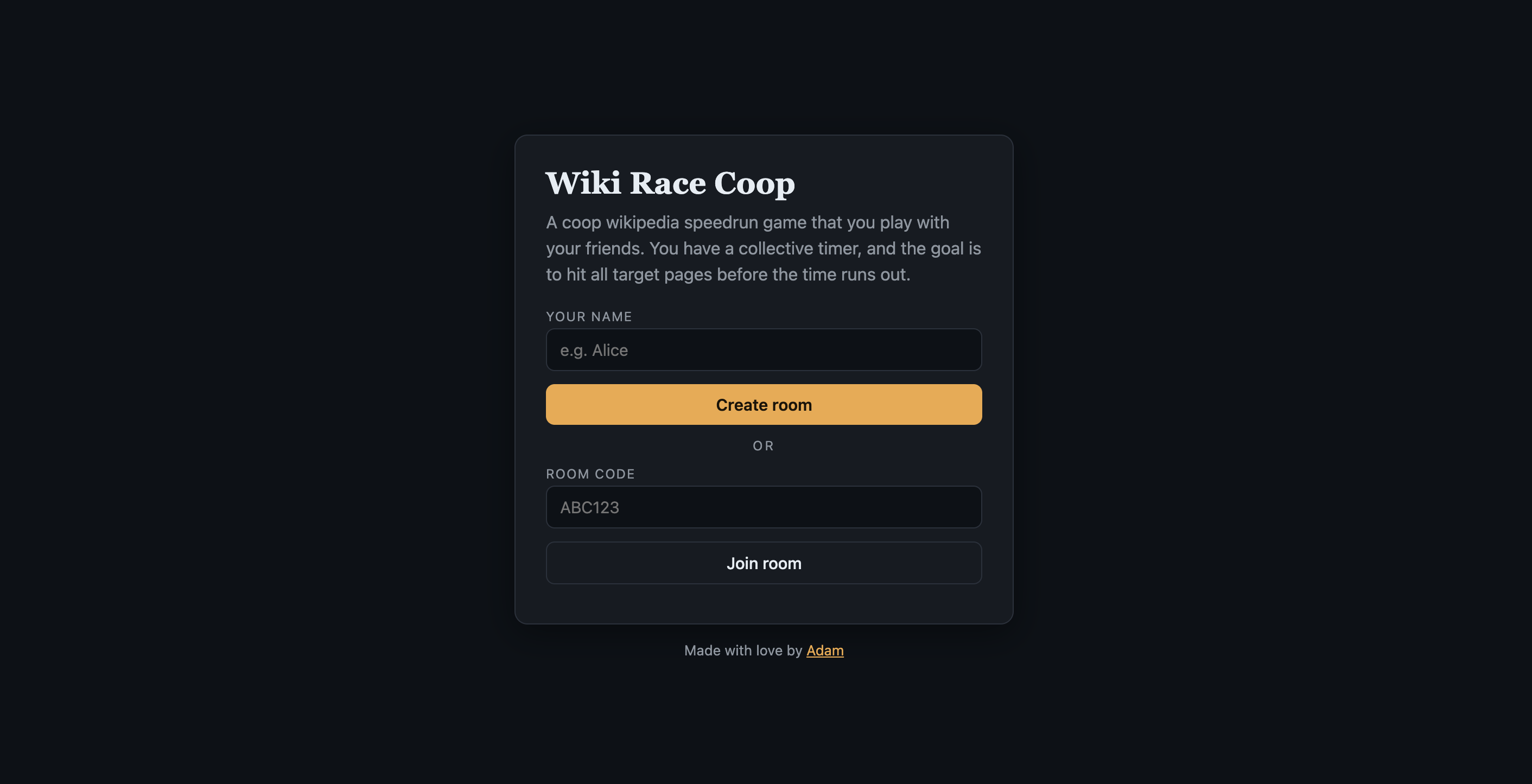 Wiki Coop Speedrun preview